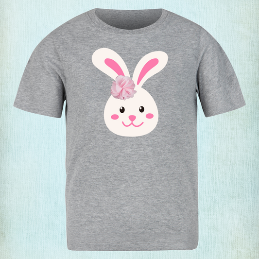 3D Bunny Flower Easter Shirt