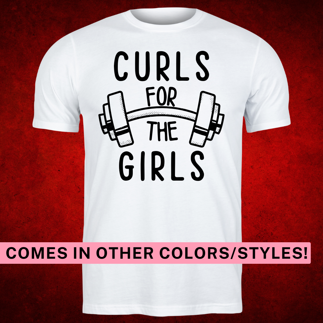 Curls for The Girls, Cute Valentines Day, Love theme shirt or sweatshirt