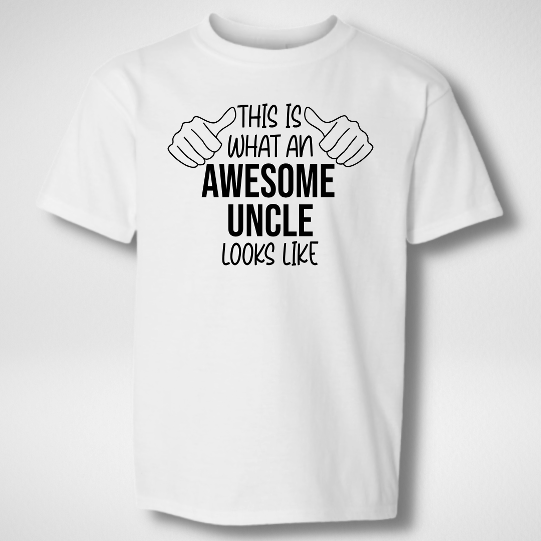 Thumbs Awesome Uncle, Family Shirt