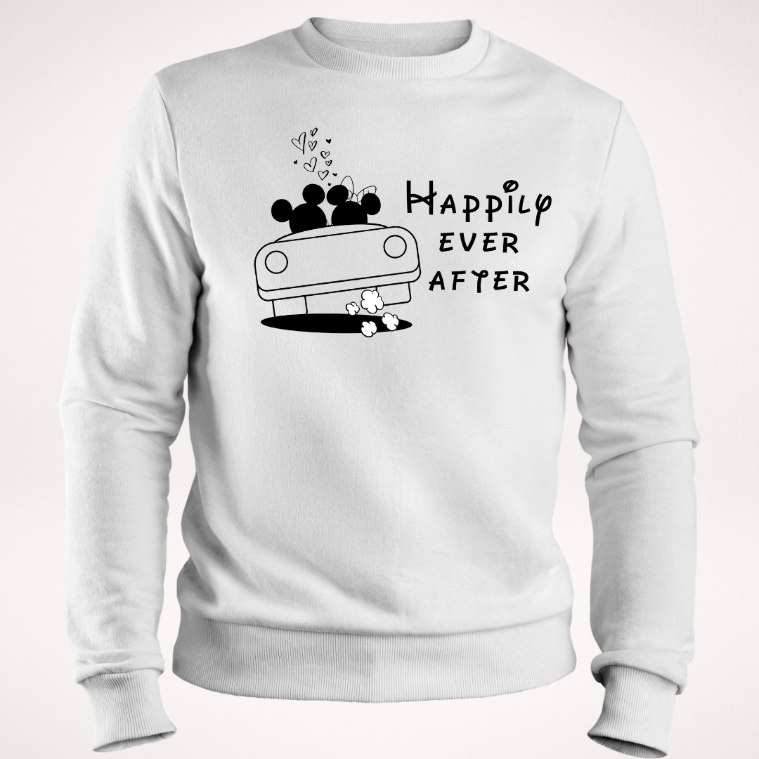 Happily Ever After, Just Married Cute Couples Shirt