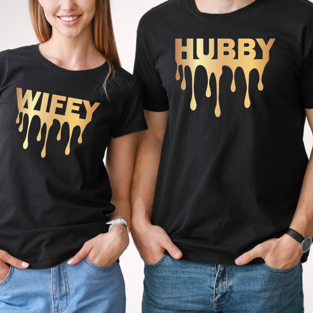 Wifey and Hubby, Couples Shirt