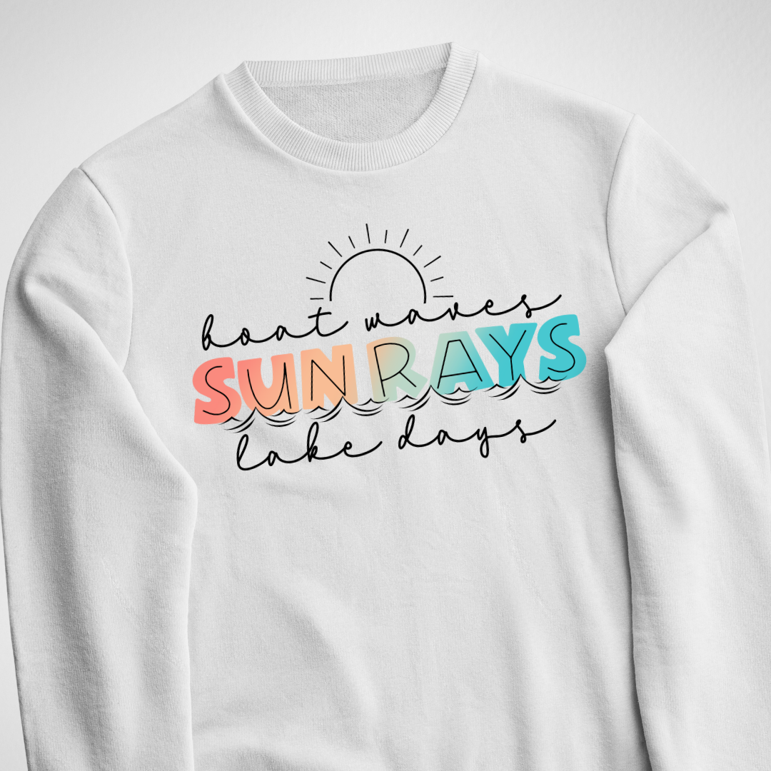 Sun Rays, Pastel Summer Shirt