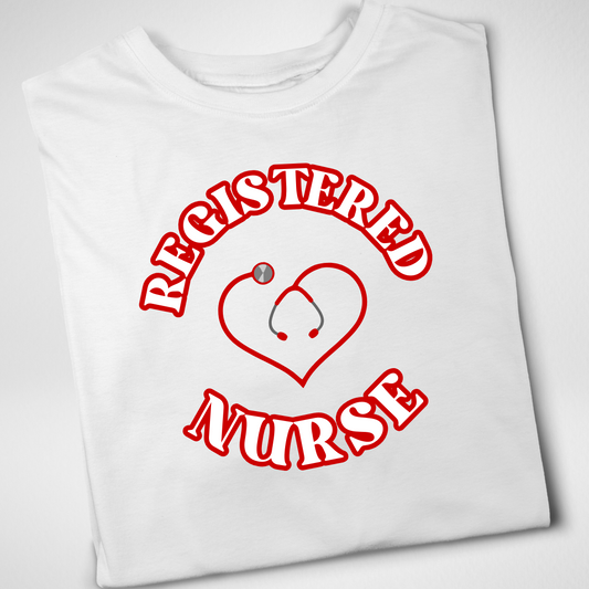 RN Heart Registered Nurse Shirt