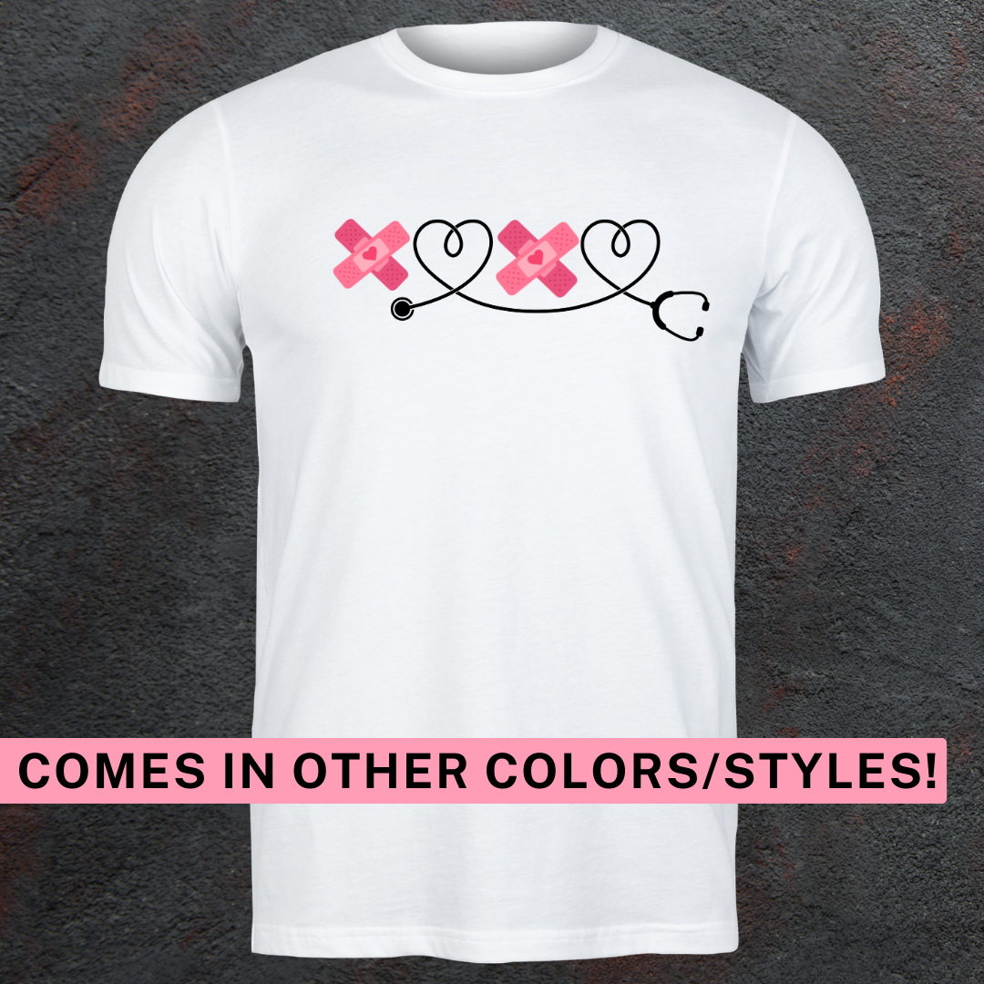 Stethoscope XOXO, Cute Valentines Day, Love theme shirt or sweatshirt