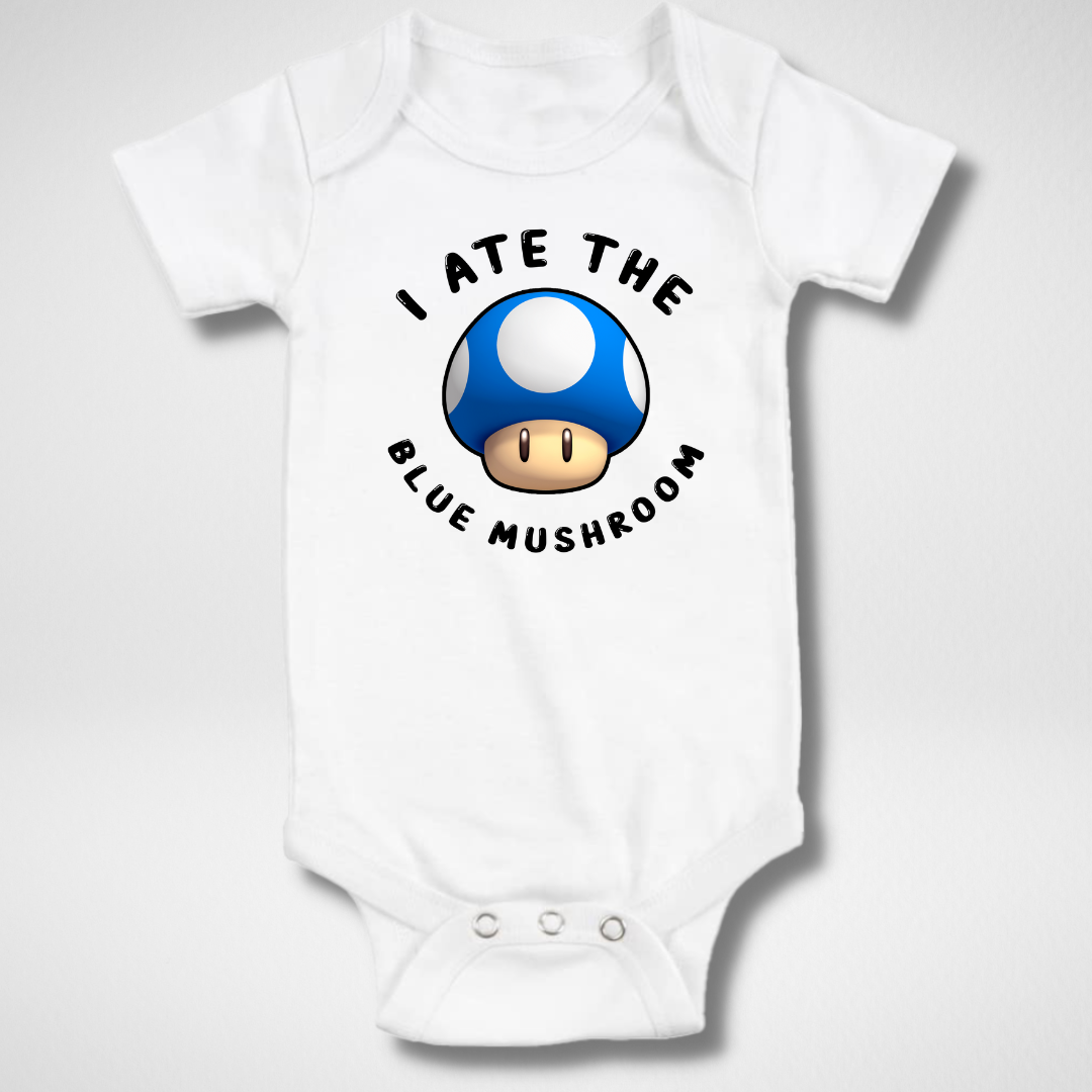 I Ate The Blue Mushroom, Baby Onesie