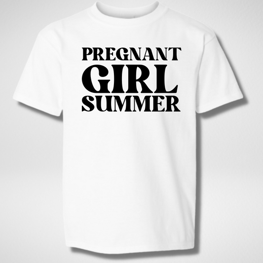 Pregnant Girl Summer, Pregnancy announcement