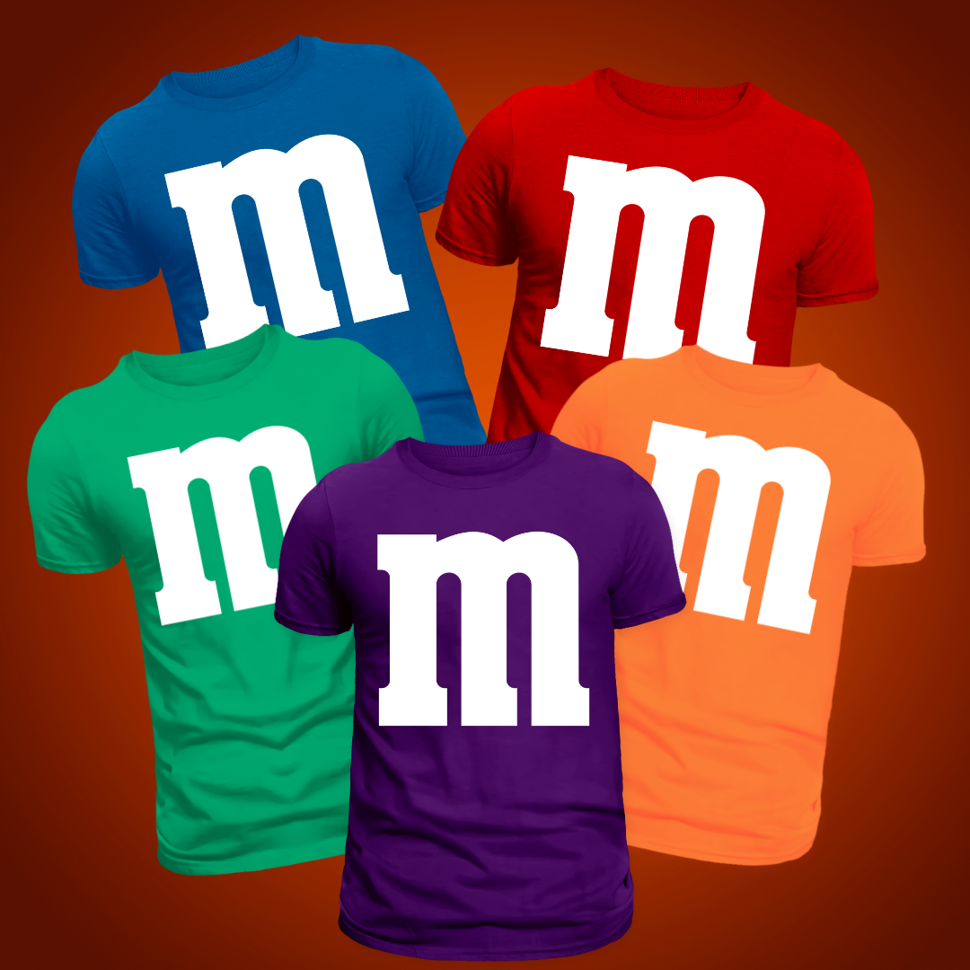 Group Halloween Costume, M&M TShirt