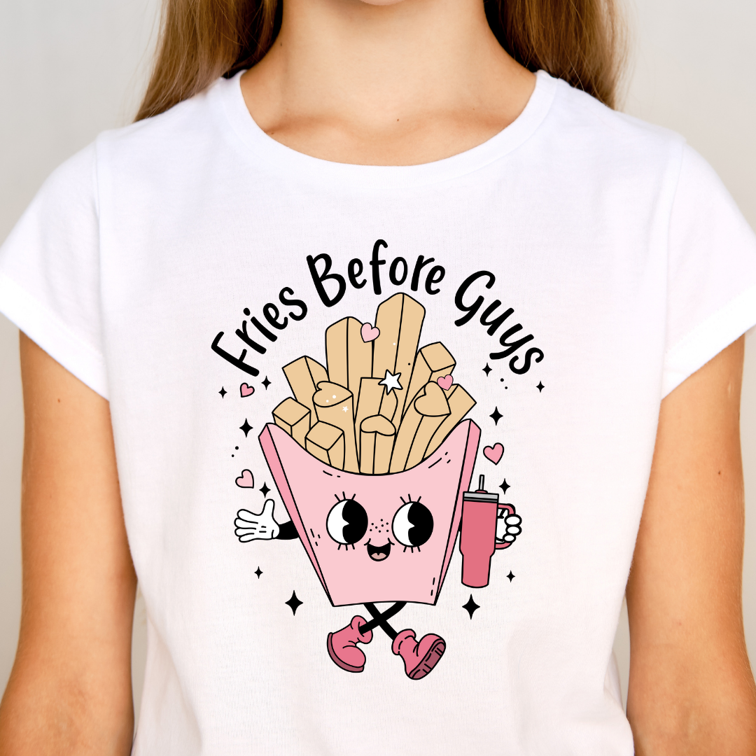 Fries Before Guys, Cute Valentines Day, Love theme shirt or sweatshirt