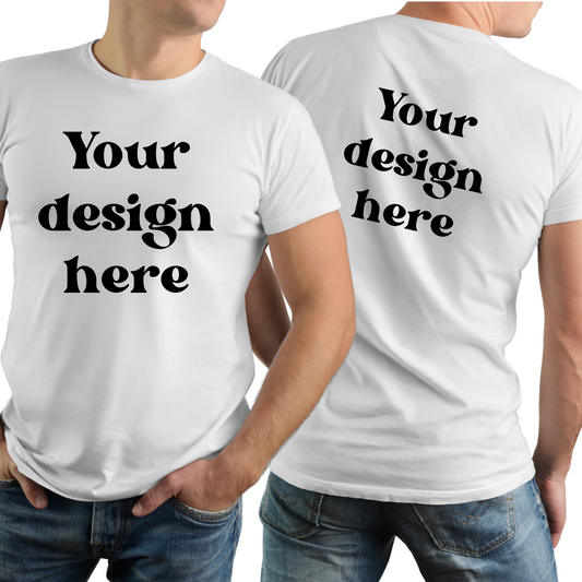 Custom Adult Shirt - Two Sided Design