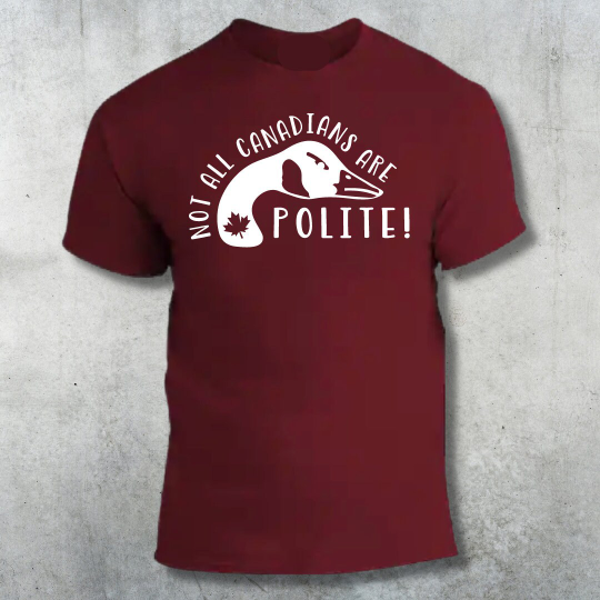 Canadian Geese Polite Shirt