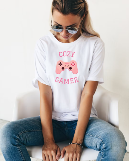 Cozy Gamer, T-Shirt or Sweatshirt