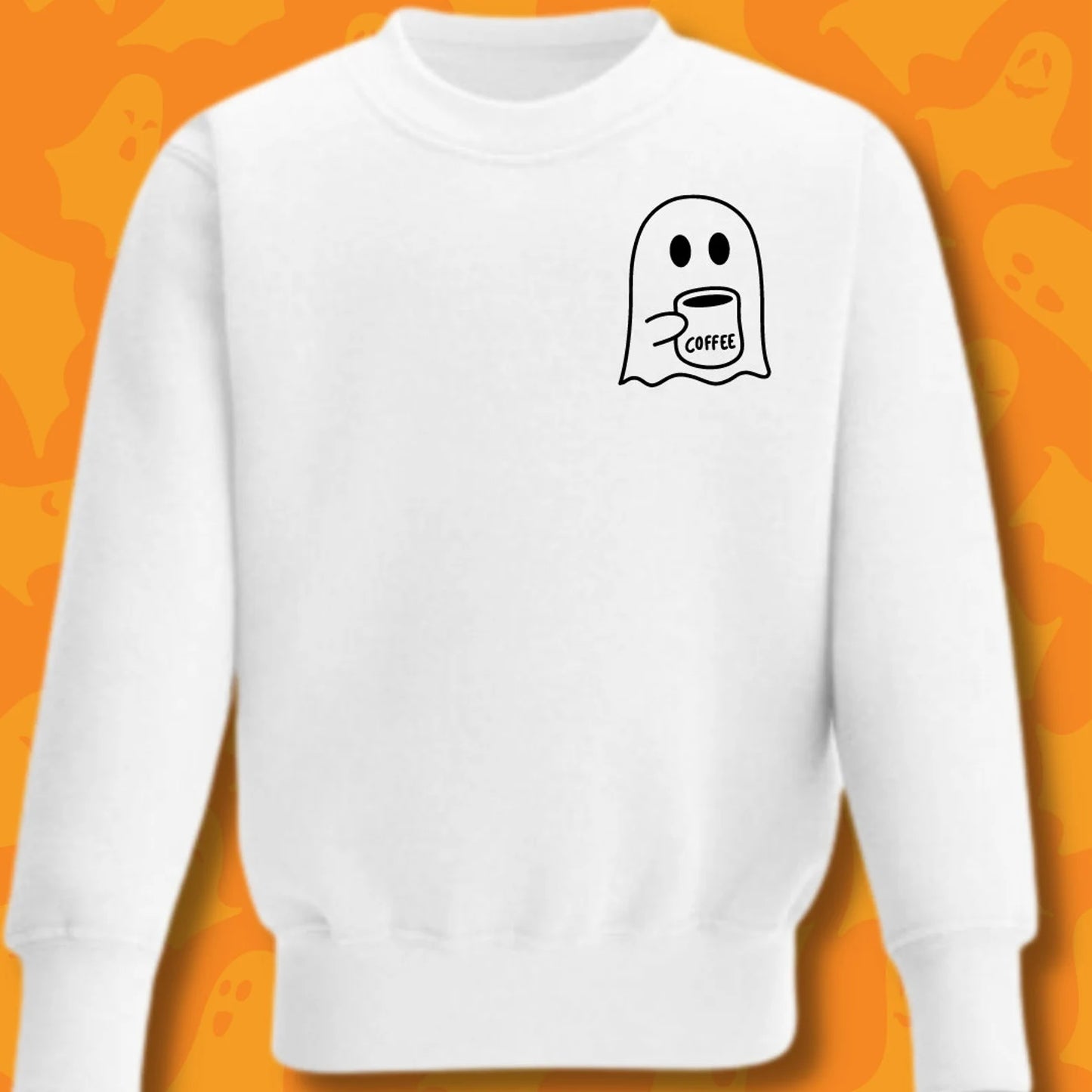 Coffee Ghost, Halloween shirt