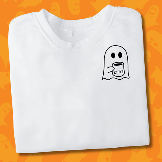 Coffee Ghost, Halloween shirt