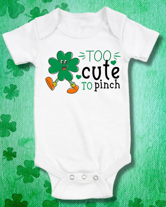 Too Cute St.Patricks Day Shirt